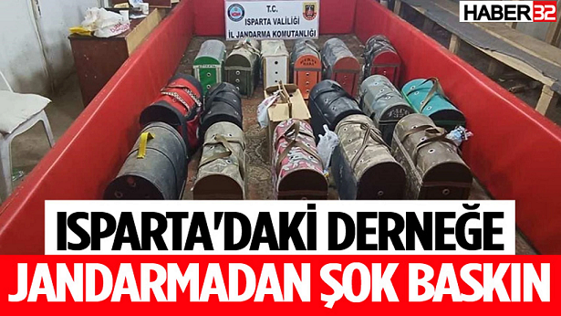 ISPARTA'DAKİ DERNEĞE JANDARMADAN ŞOK BASKIN